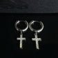 Cross Pendant Ear Ring Dropping (EDAB) - TMT The Money Thing
