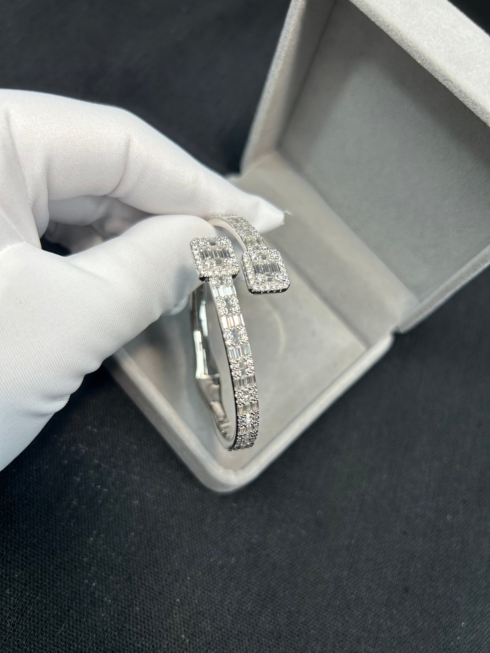 Baguette Cut Bangle - TMT The Money Thing