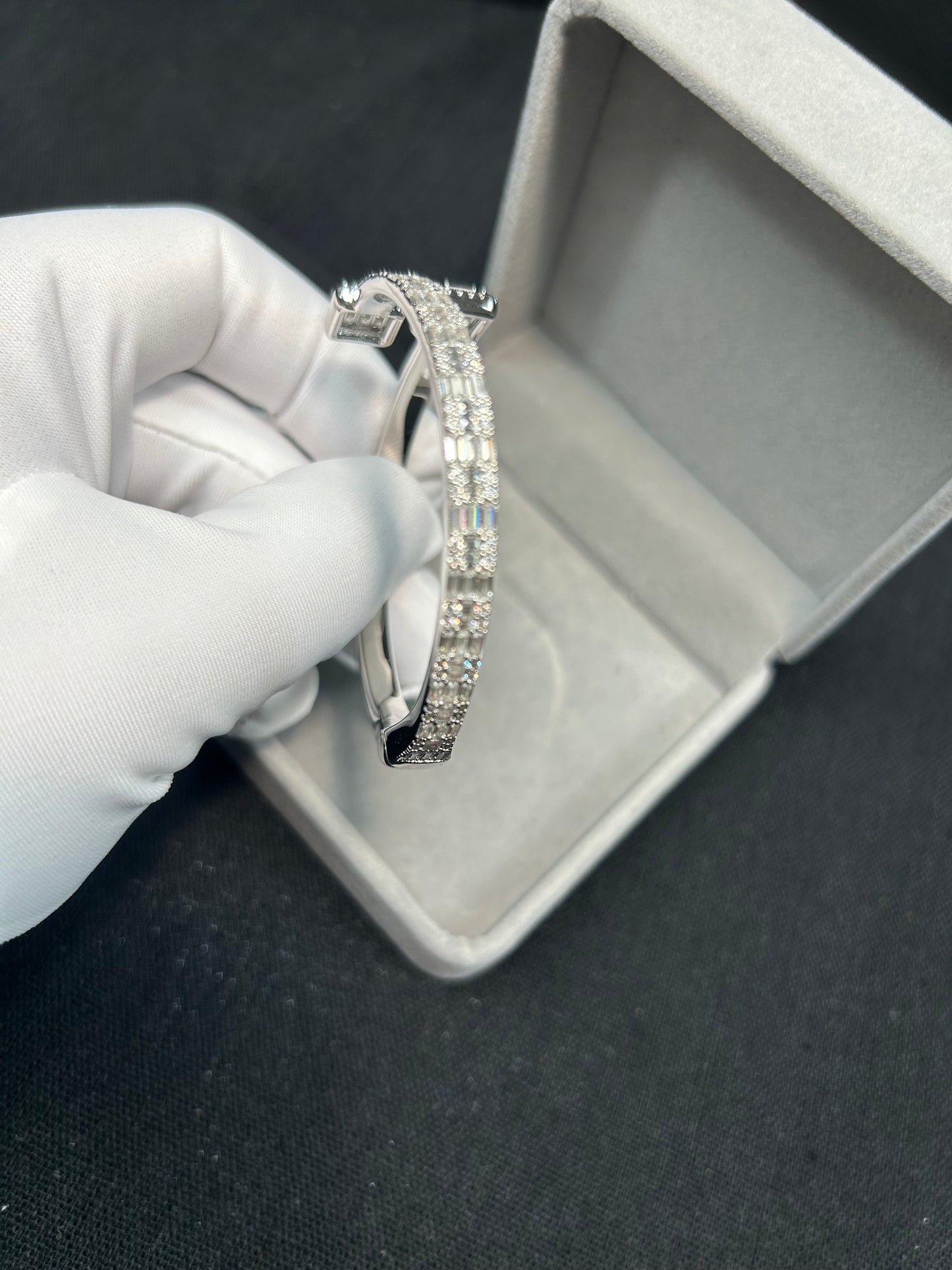 Baguette Cut Bangle - TMT The Money Thing